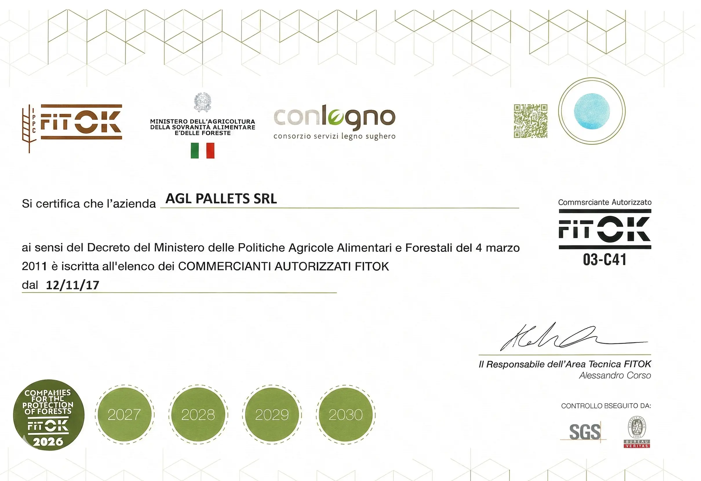 Certificazione FITOK