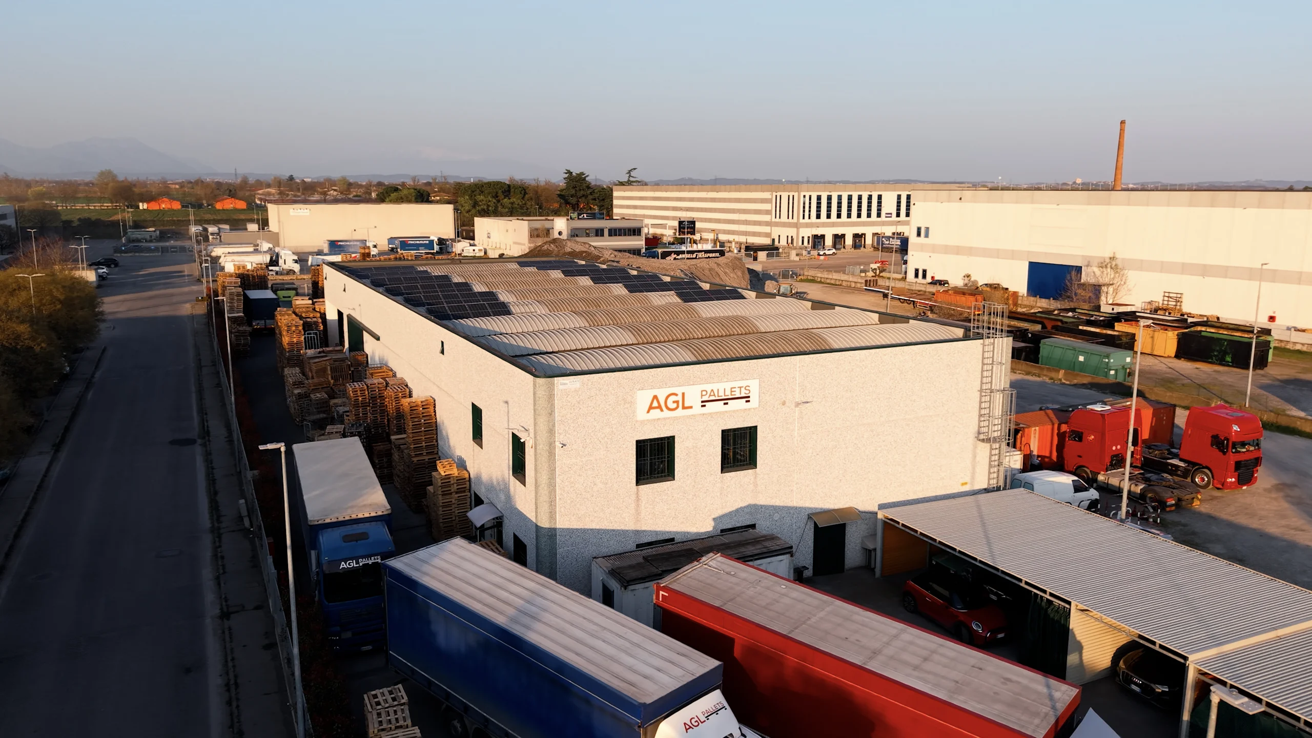 Stabilimento e logistica AGL Pallets